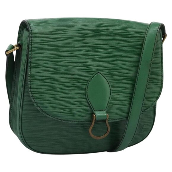 LOUIS VUITTON Epi Saint Cloud GM Shoulder Bag Green M52194 LV Auth 119118 - Picture 1 of 16